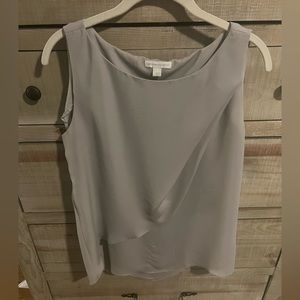 Nice light grey/silver sheer tank top!
